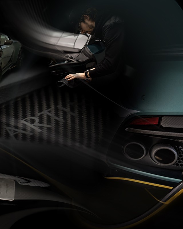 Film de protection PPF intégral sur cette Aston Martin DBS 770 Ultimate à Montpellier