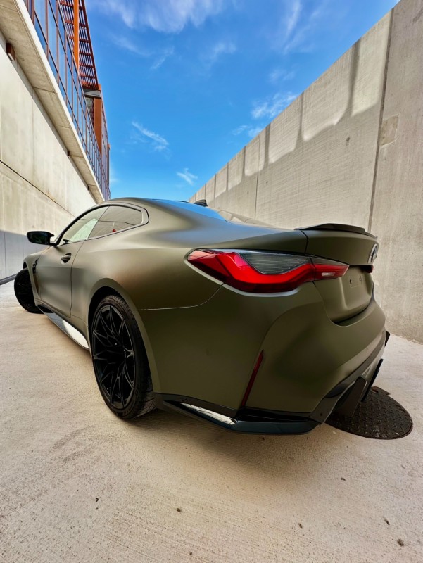 Covering Vert Mat sur cette sublime BMW M4 Compétition G82 à Montpellier