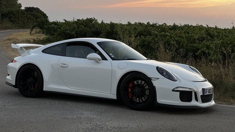 Film de protection PPF intégral sur cette Porsche 911 (991.1) GT3 Clubsport à Montpellier (Hérault)