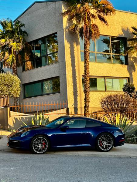 Porsche 911 992 carrera 4s sunset montpellier