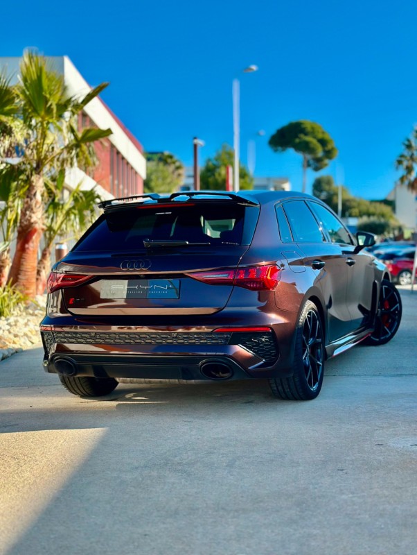 Covering intégral Noir Vampire sur cette sublime Audi RS3 8Y à Montpellier et alentours