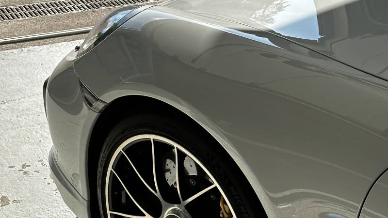 Film de protection PPF intégral sur cette Porsche 911 (991.2) Turbo S à Montpellier (Hérault)